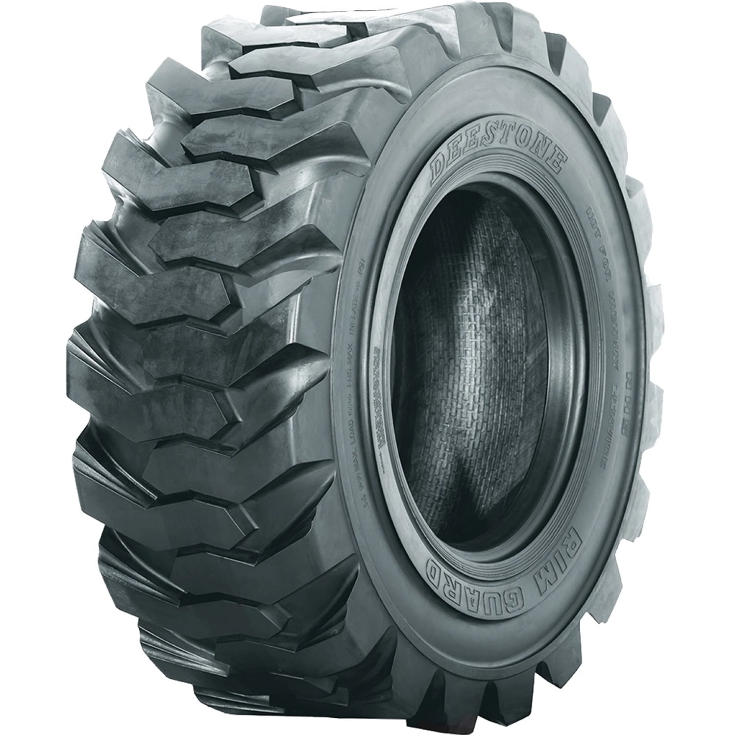 Deestone D304 Industrial Tire, Rim Guard, 27X10.50-15 103B, 8 Ply, All ...