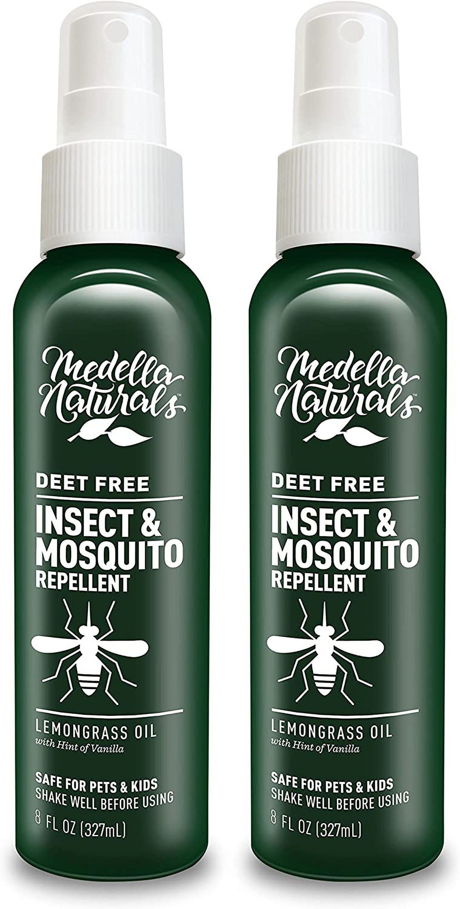 DeetFree Insect & Mosquito Repellent Pack of 2 (8 oz) Nice Smelling