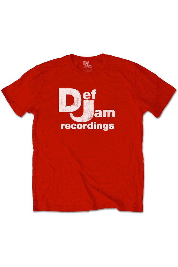 Def Jam Recordings Unisex T-Shirt Classic Logo (Large)