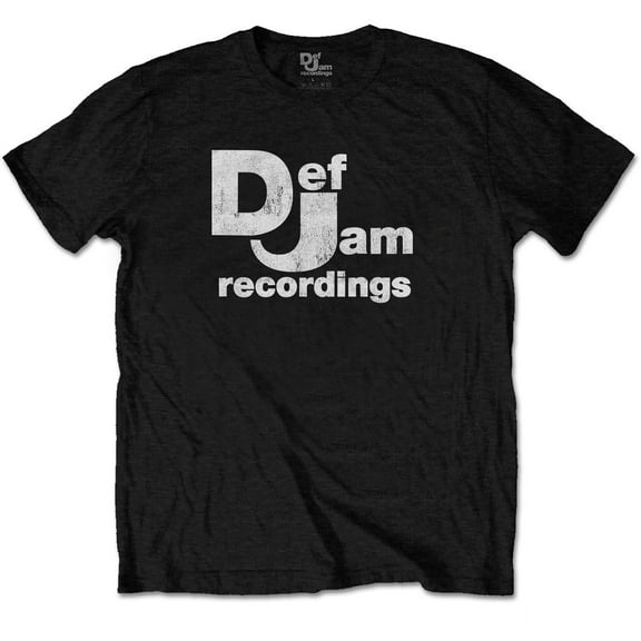 Def Jam Recordings Unisex T-Shirt Classic Logo (Medium)