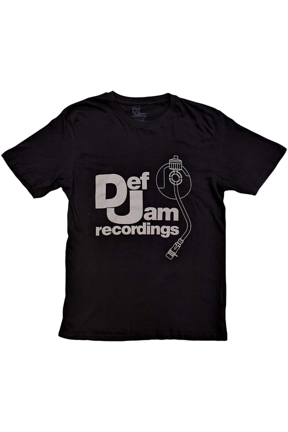 Def Jam Recordings Unisex T-Shirt Logo & Stylus (Small)