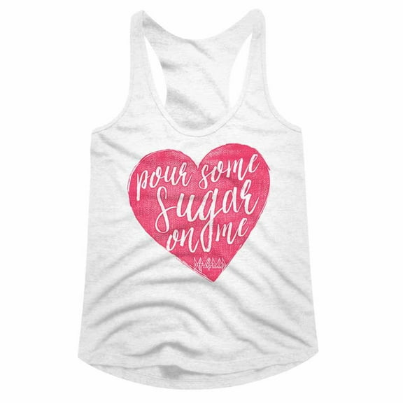 Def Leppard Music Sugar Heart Ladies Racerback Tank Top Shirt
