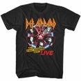 Def Leppard 7day Weekend Live Concert Tour Men's T Shirt Hair Metal