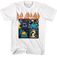 thumbnail image 1 of Def Leppard 80s Albums Men's T Shirt (White, AdultS), 1 of 1