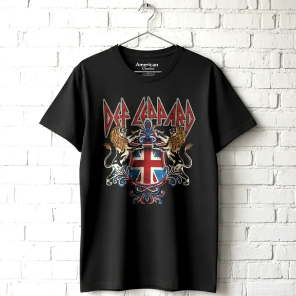 Def Leppard Lion Crest Men's T Shirt ()