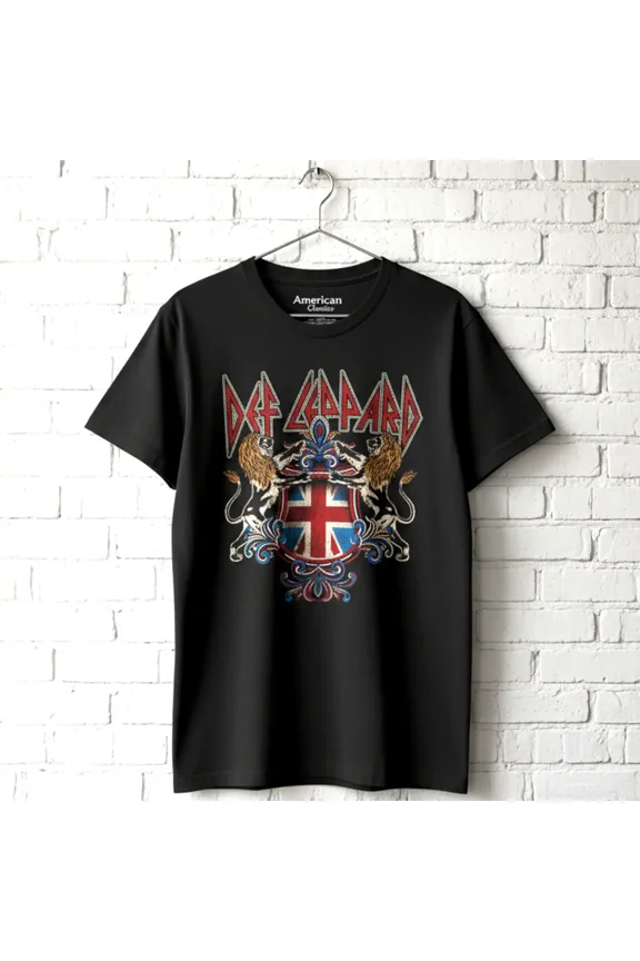 Def Leppard Lion Crest Men's T Shirt ()