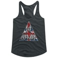 thumbnail image 1 of Def Leppard British Logo Triangle Women's Racerback Tank Top, 1 of 2