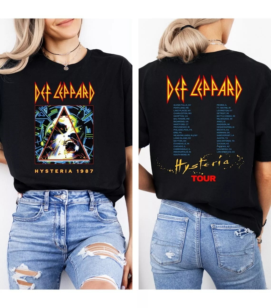 DefLeppard And Journey Summer Stadium Tour 2024 Shirt, Rock Music