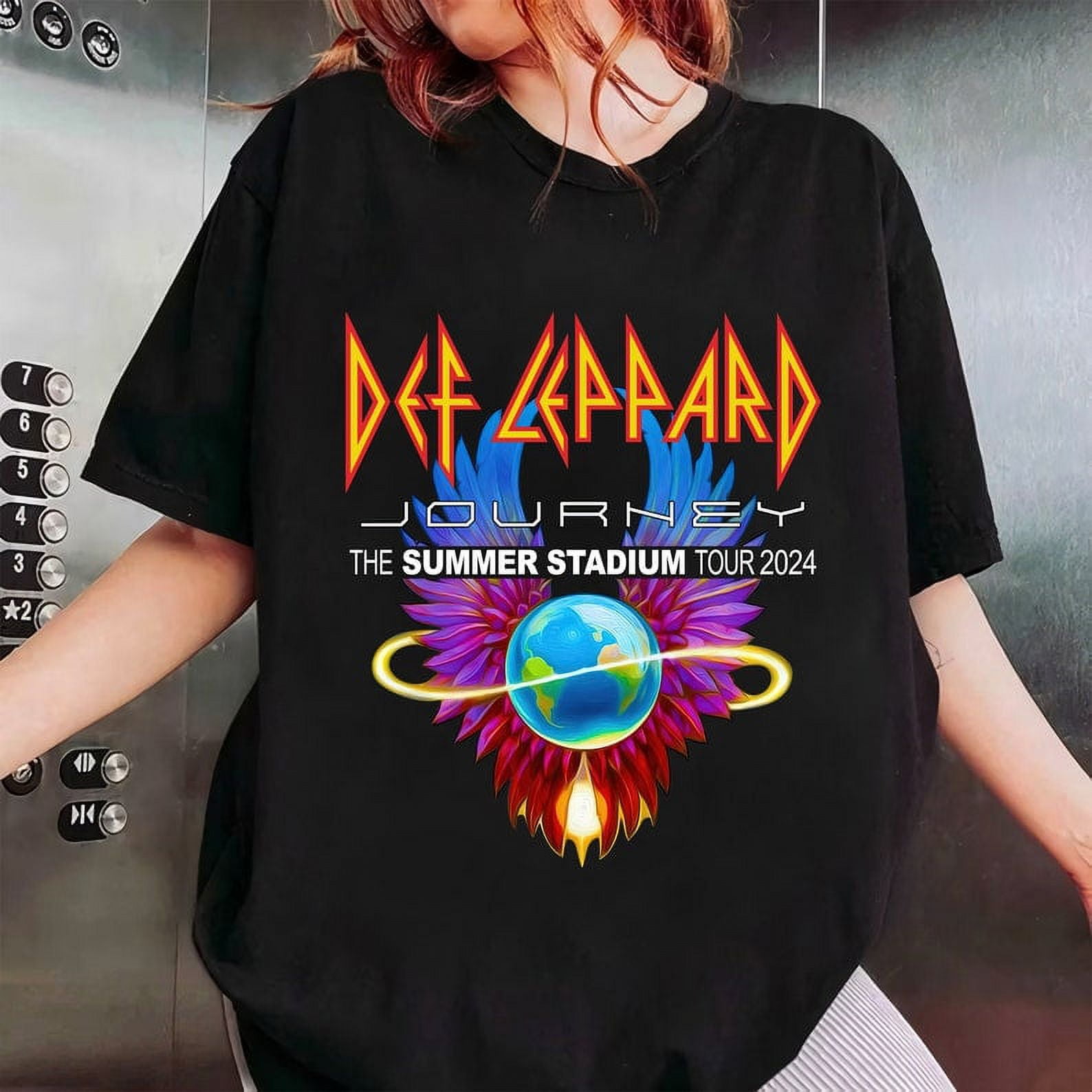 Def Leppard And Journey Summer Stadium Tour Shirt, Def Leppard Shirt ...