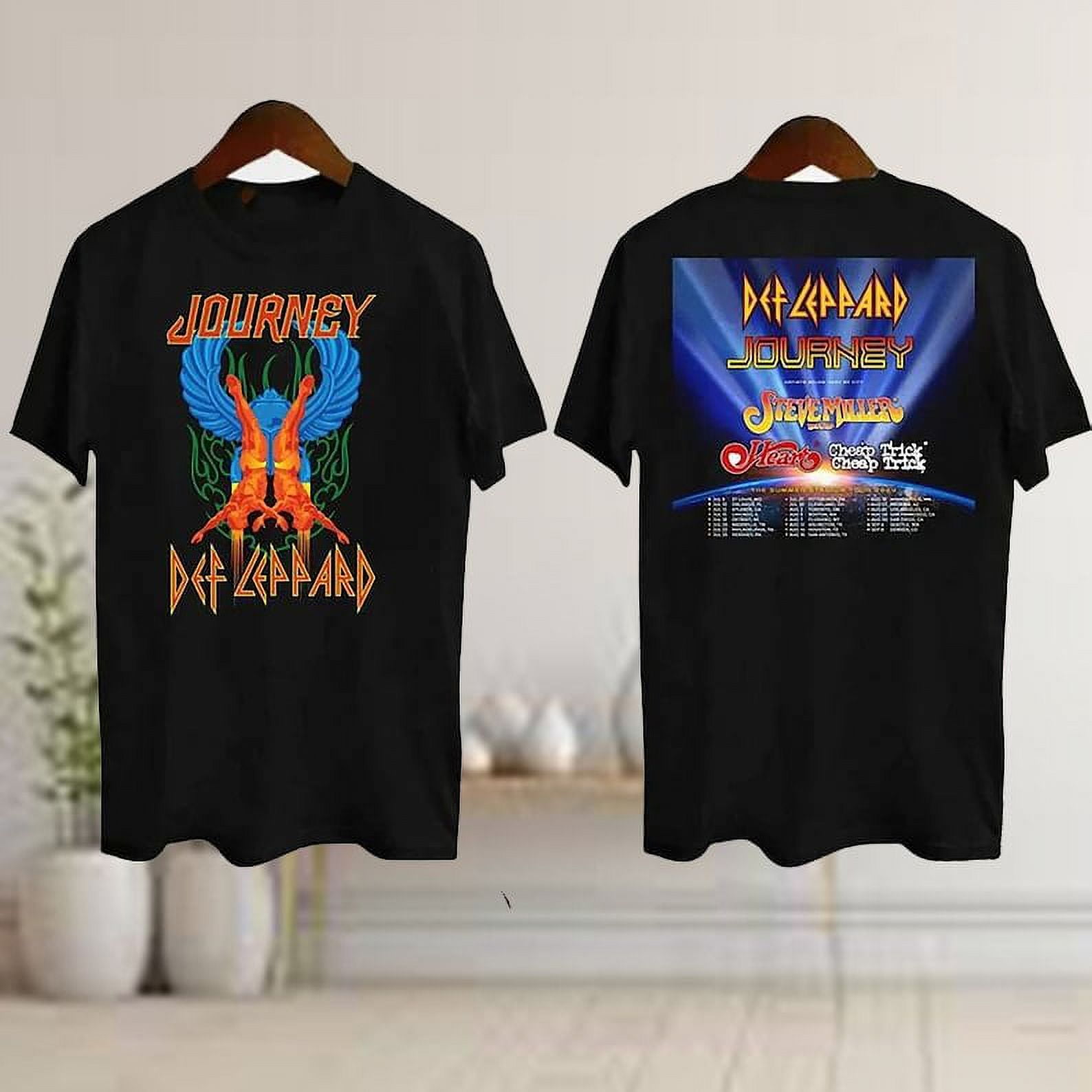 Def Leppard And Journey Tour TShirt, The Summer Stadium Tour 2024