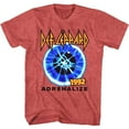 thumbnail image 1 of Def Leppard Band Adrenalize 1992 World Tour Adult Short Sleeve T-Shirt Graphic Tee, 1 of 2