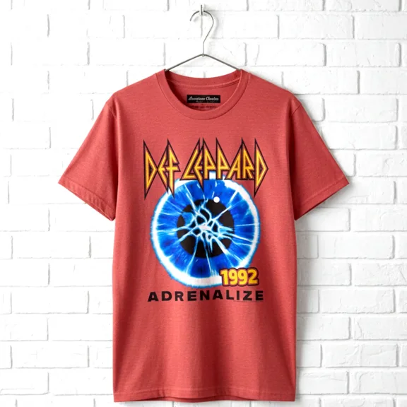 Def Leppard Adrenalize Tour 1992 Men's T Shirt ()