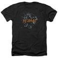 thumbnail image 1 of Def Leppard Broken Glass Adult Heather T-Shirt Black, 1 of 2