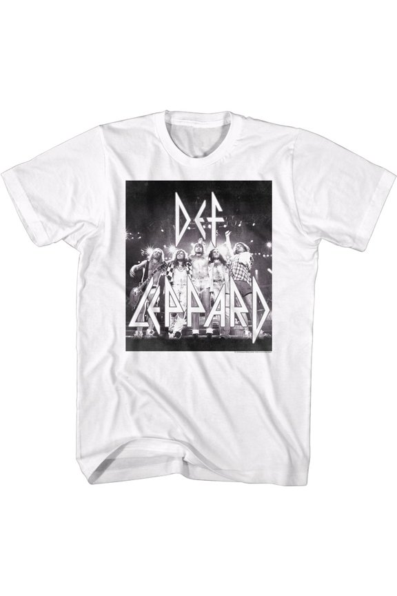 Def Leppard Finale Box White Adult T-Shirt