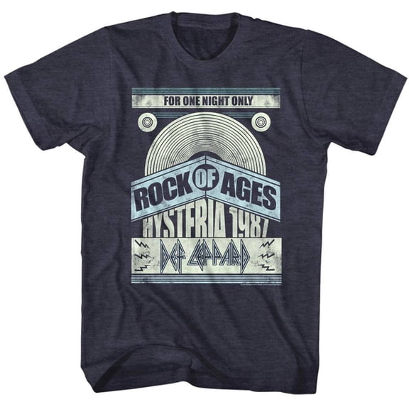 Def Leppard Music For One Night Only Adult Short Sleeve T Shirt