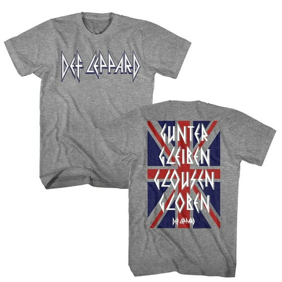 Def Leppard Gunter Glieben Glauchen Globen Men's T Shirt (GraphiteGrayHeather, AdultS)