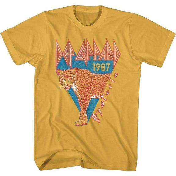 Def Leppard Half Leopard Ginger Adult T-Shirt