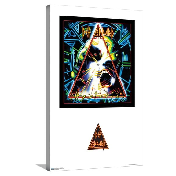 Def Leppard - Hysteria Album Series Canvas Wall Poster, 22.375" x 34"