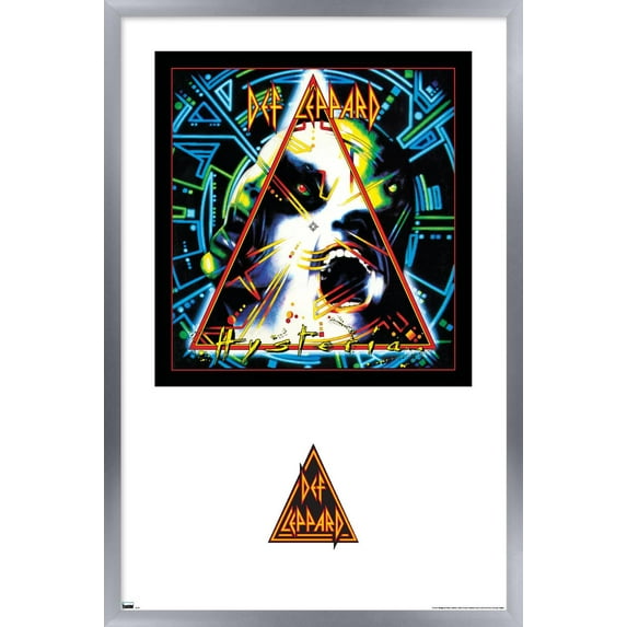 Def Leppard - Hysteria Album Series Wall Poster, 14.725" x 22.375" Framed