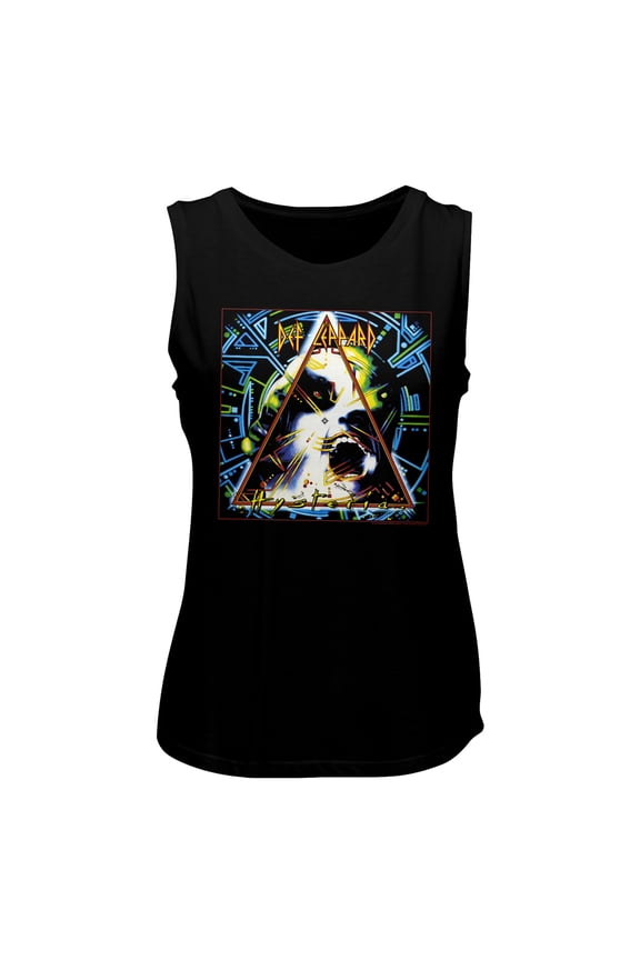 Def Leppard Hysteria Black Women's Muscle Tank Top T-Shirt