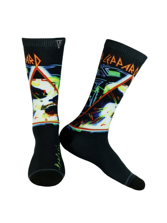 Def Leppard Hysteria Men's Sublimated Mid-Calf Crew Socks 1 Pair