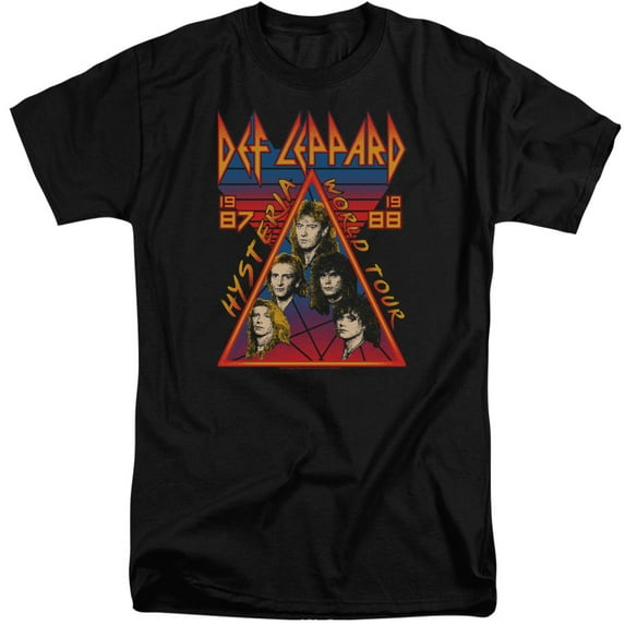 Def Leppard - Hysteria Tour - Tall Fit Short Sleeve Shirt - XXX-Large