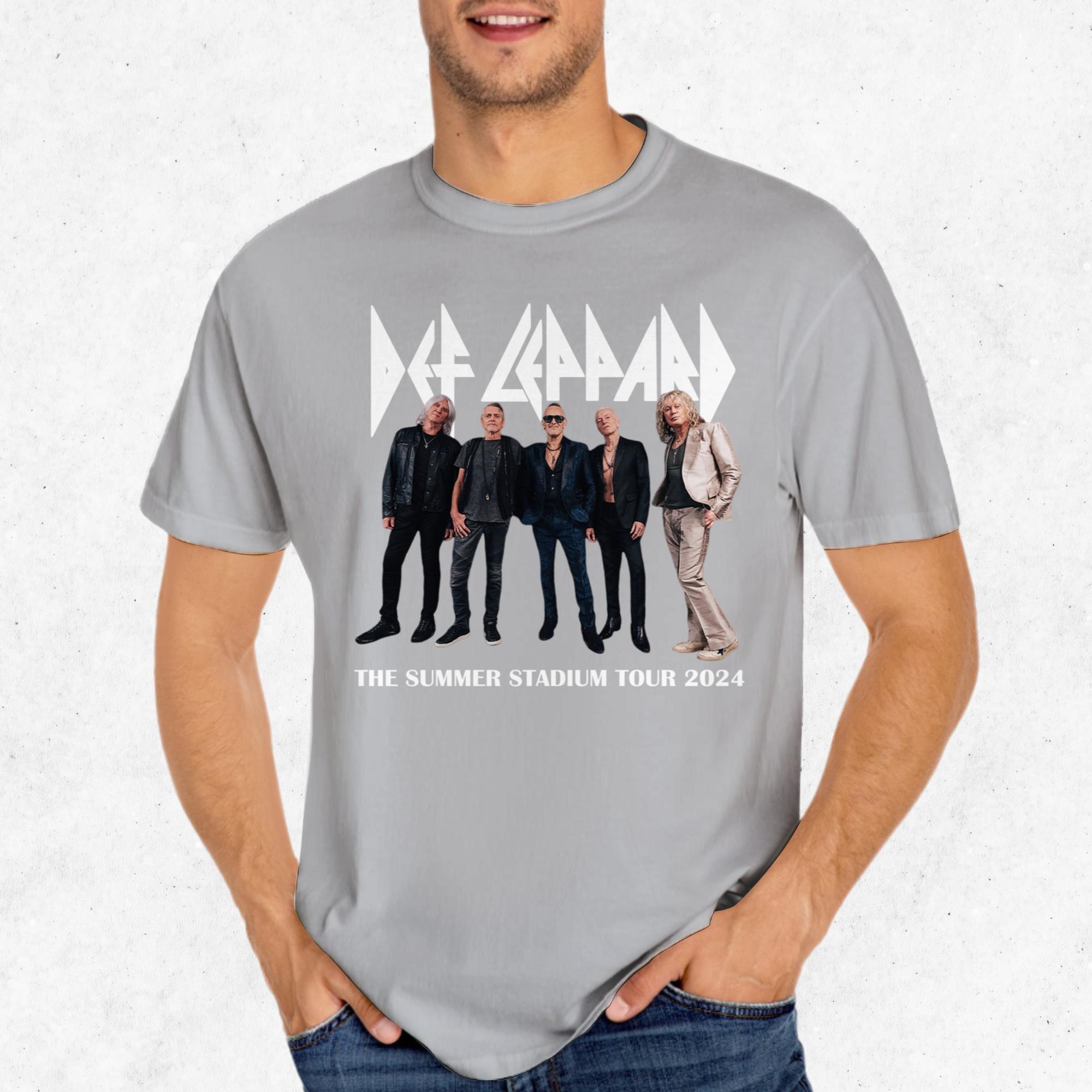 Def Leppard & Journey Summer Tour 2024 Tee Rock Legends Unisex All