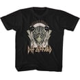thumbnail image 1 of Def Leppard Lightning Bolts Lets Get Rocked Black Kids T-Shirt, 1 of 2
