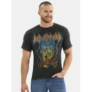 Z254【DEF LEPPARD】半袖Tシャツ【メンズS】タイダイ柄 Z254【DEF LEPPARD】半袖Tシャツ【メンズS】タイダイ柄