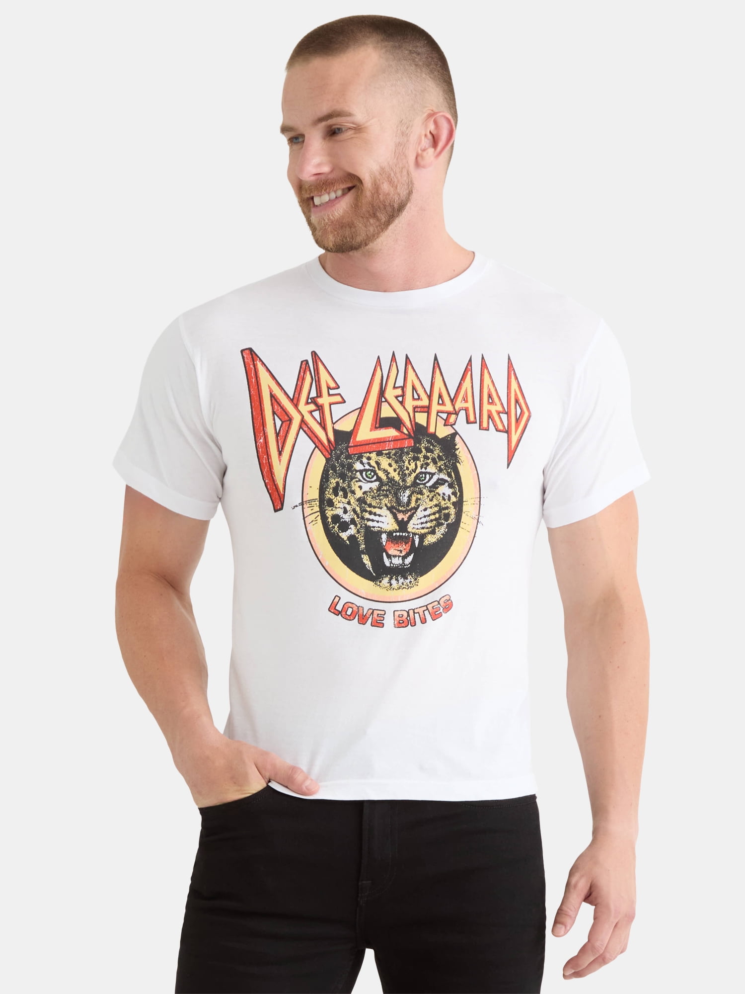 Def Leppard Men's and Big Men's Graphic Band Tee, Sizes S-3XL