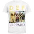 thumbnail image 1 of Def Leppard Men's Square Box Photo Logo Short Sleeve T Shirt, 1 of 1