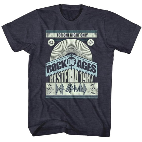 Def Leppard Music For One Night Only Adult Short Sleeve T Shirt