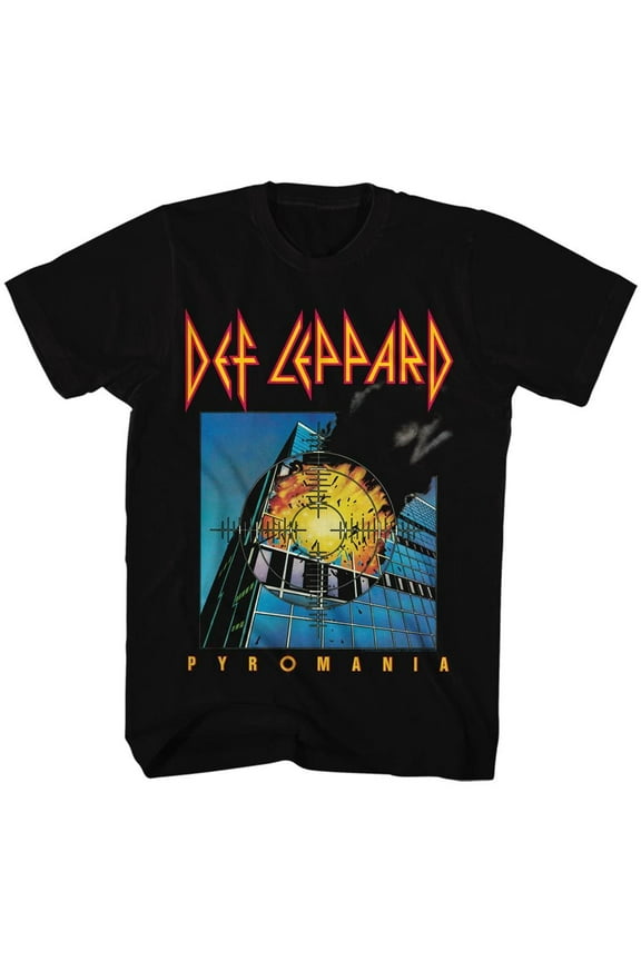 Def Leppard Music Pyromania Adult Short Sleeve T Shirt