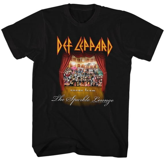Def Leppard Music Sparklelounge Adult Short Sleeve T Shirt