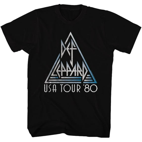Def Leppard Music Usa Adult Short Sleeve T Shirt