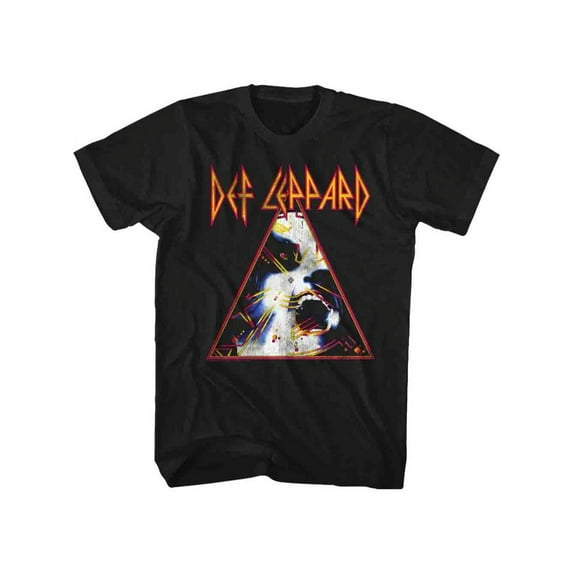 Def Leppard Nobghyst Black Adult T-Shirt Tee