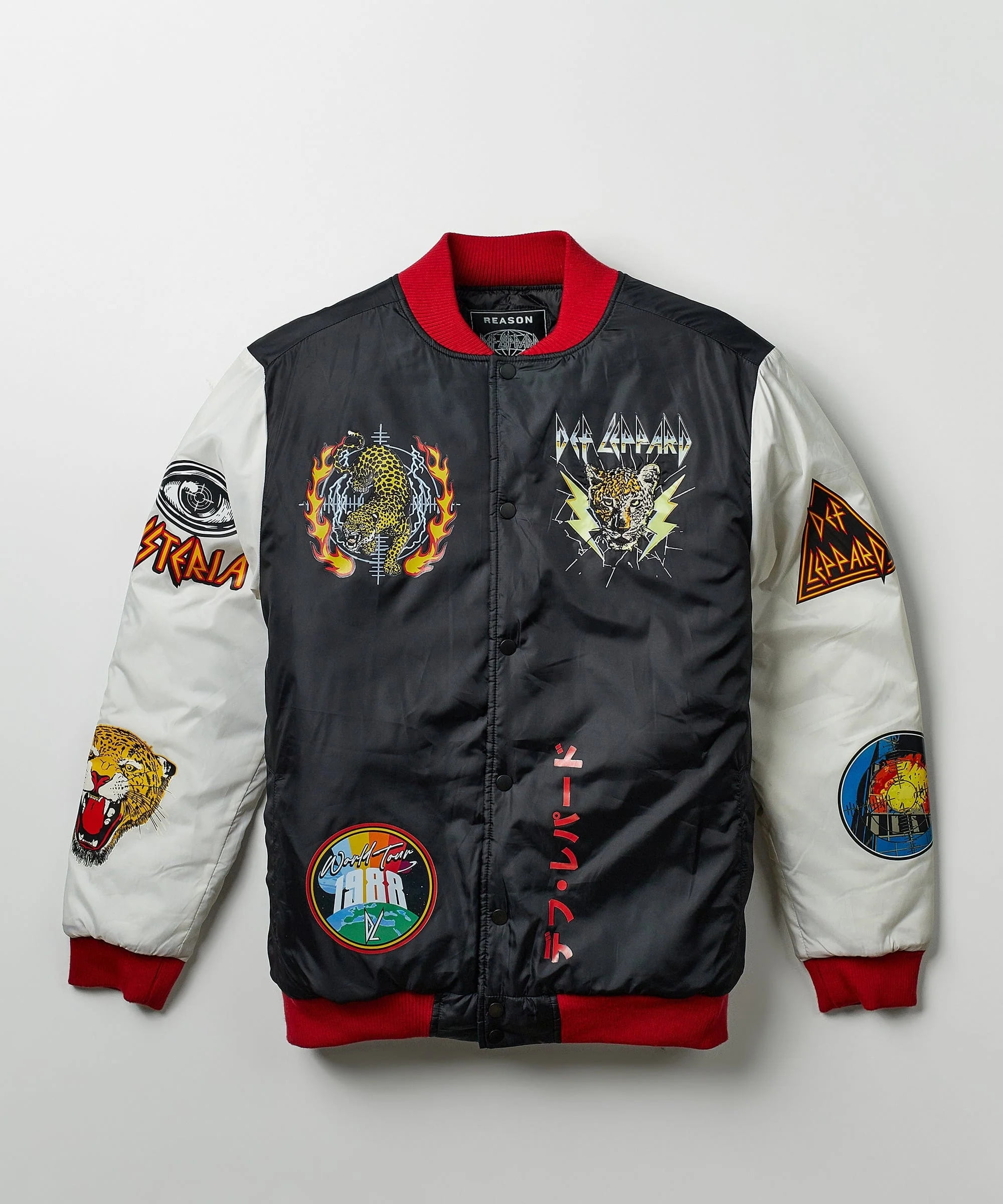 Def Leppard Nylon Bomber Jacket