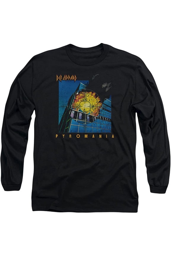 Def Leppard - Pyromania Mens Long Sleeve T Shirt