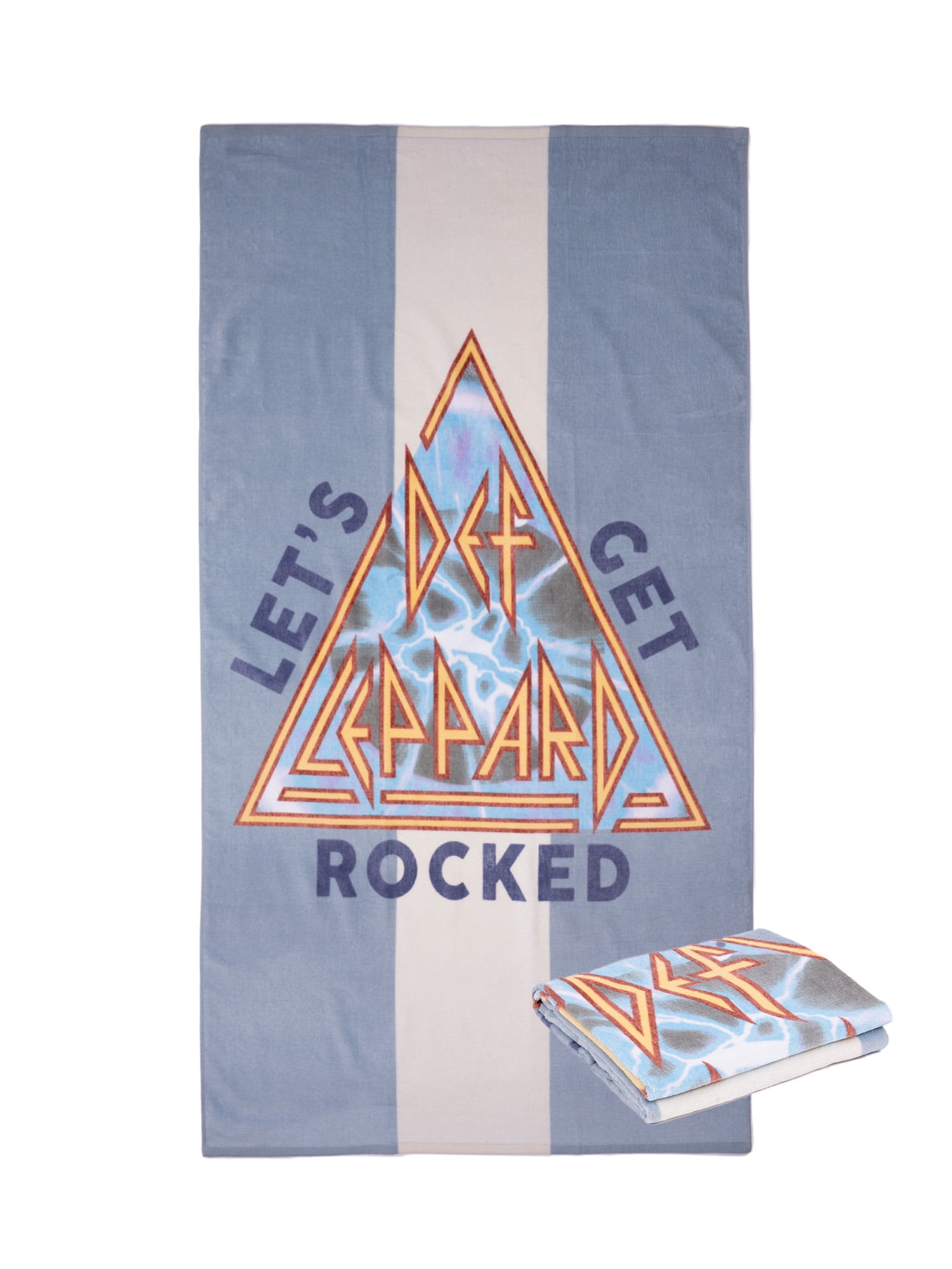 DEF LEPPARD ロゴタオル Def-Leppard-Rock-Band-Cotton-