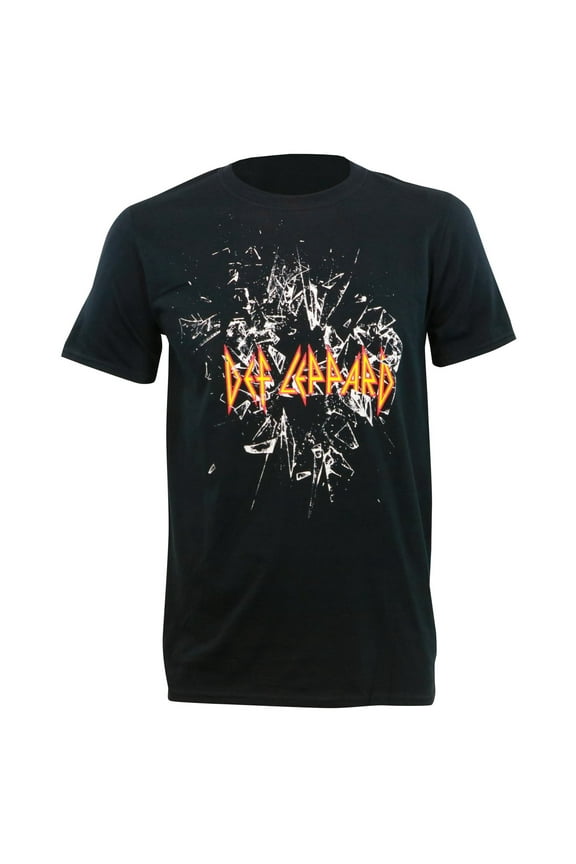Def Leppard - Shatter Logo Mens T Shirt