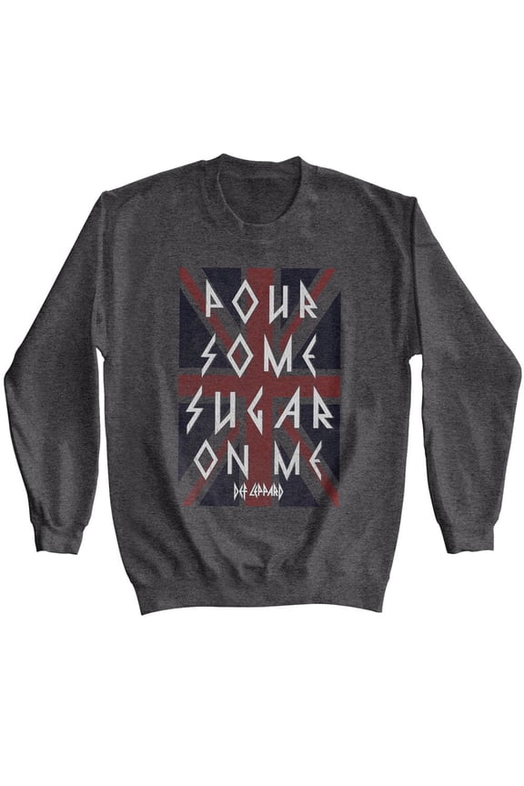 Def Leppard Sugar Dark Heather Sweatshirt