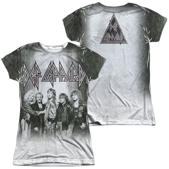 Def Leppard The Band Girls Jr Sublimation White