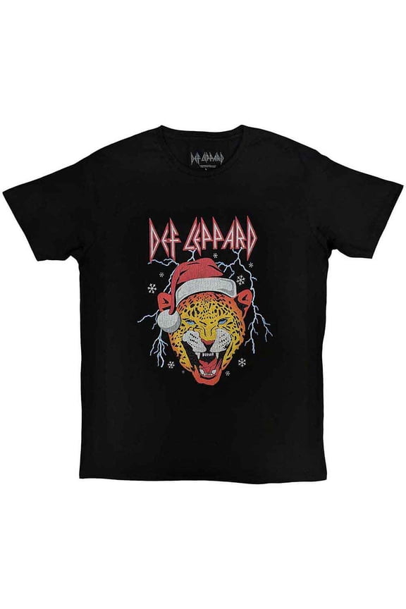 Def Leppard Unisex T-Shirt: Holiday Leppard