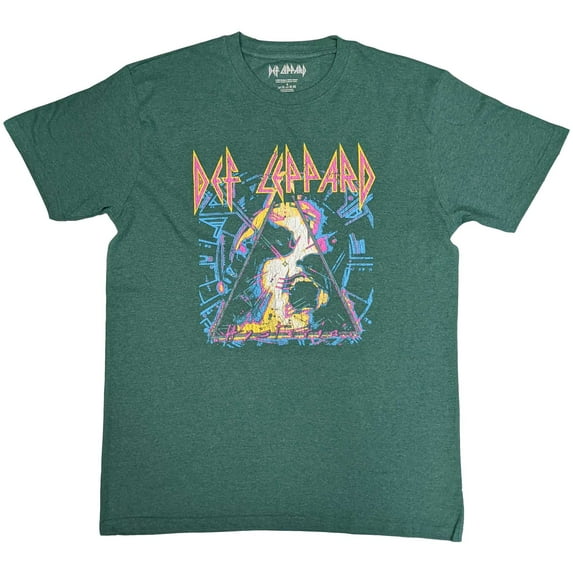 Def Leppard Unisex T-Shirt Hysteria Album Art (Small)