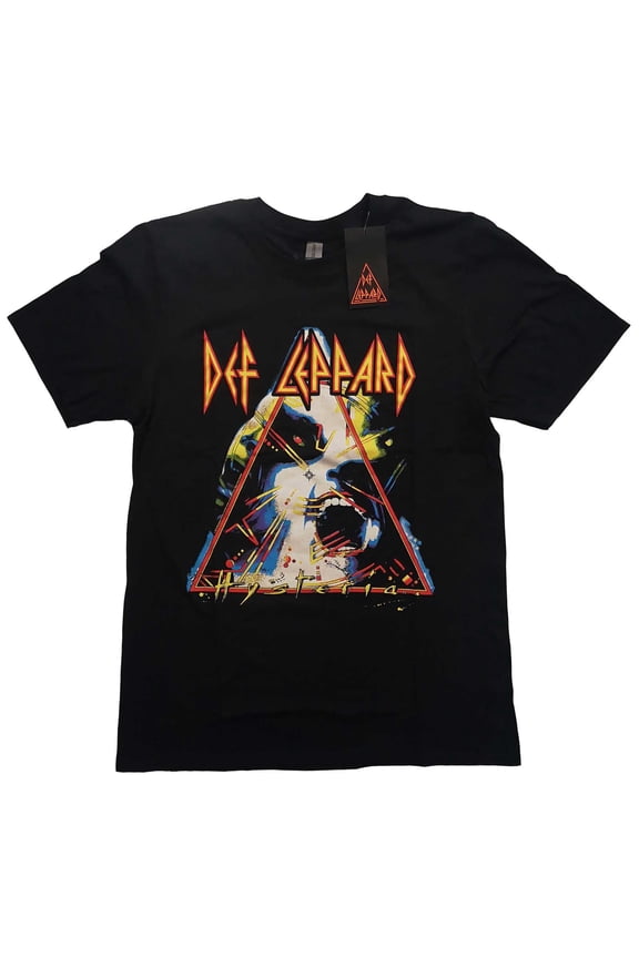 Def Leppard Unisex T-Shirt Hysteria (Large)