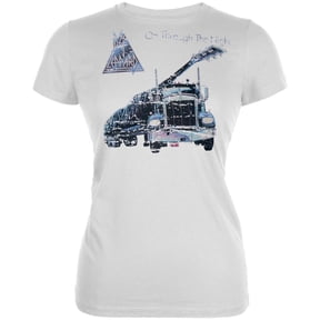 Def Leppard Women's Juniors Thru The Night Short Sleeve T Shirt