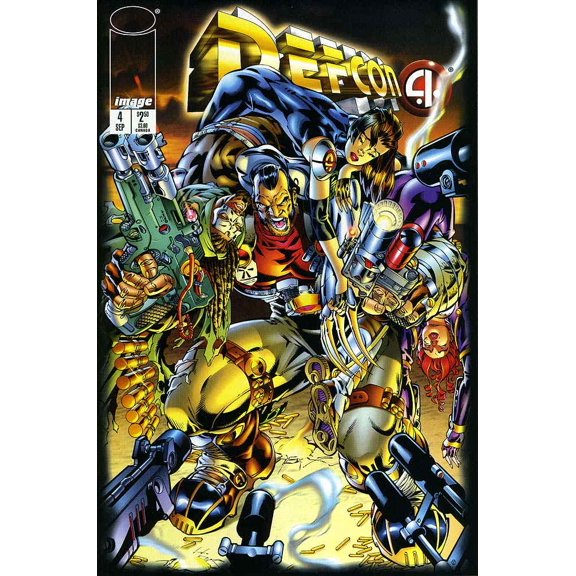 DefCon 4 #4 VF ; Image Comic Book
