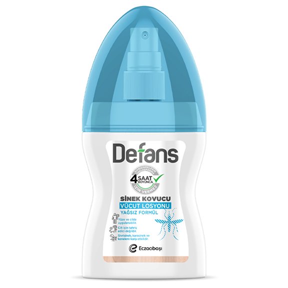 Defans Water Based Fly Repellent Body Lotion Oil-Free Formula 100 ml