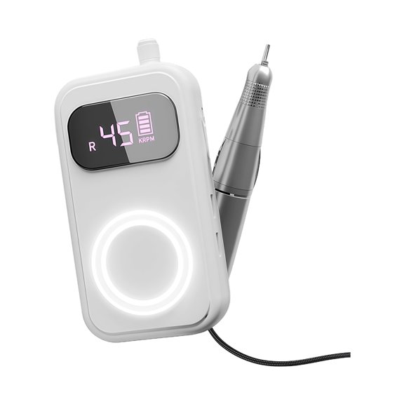 Defeat Complimentary Unguis Polisher With 45000RPM Motor Quiet Plan Breathing LED Light Ergonomic Grip For Precise Manicuring Control