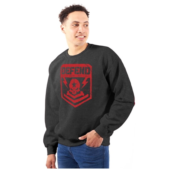 Defend Freedom Skull Crossbones 2A Sweatshirt for Men or Women Brisco Brands S